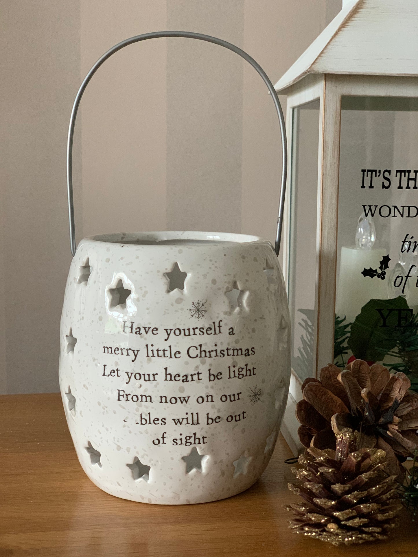 Christmas Sentiment Lantern