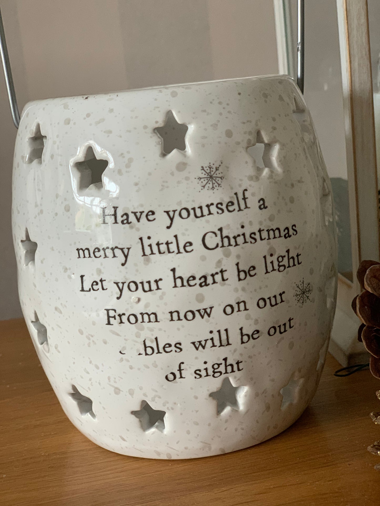Christmas Sentiment Lantern