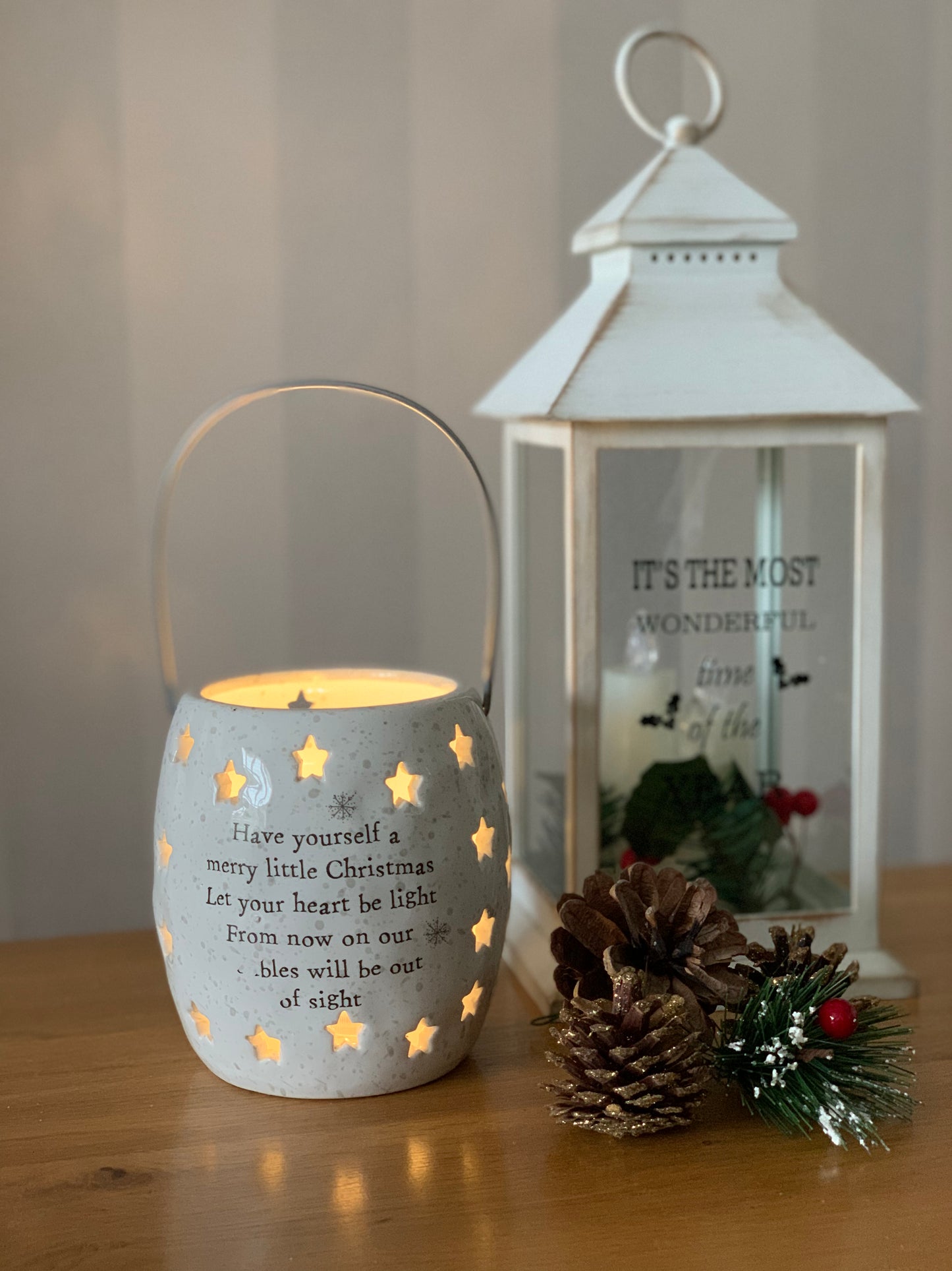 Christmas Sentiment Lantern