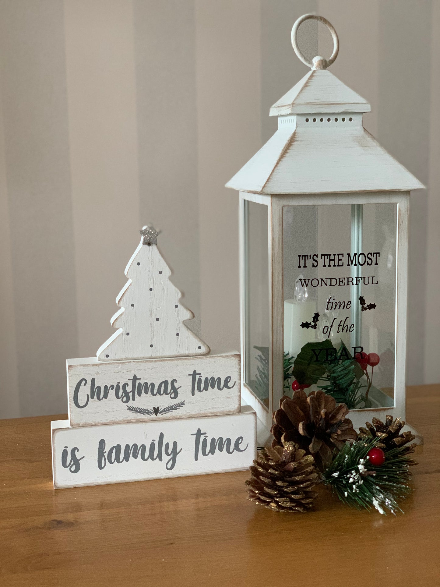 Wooden Christmas Tree Block
