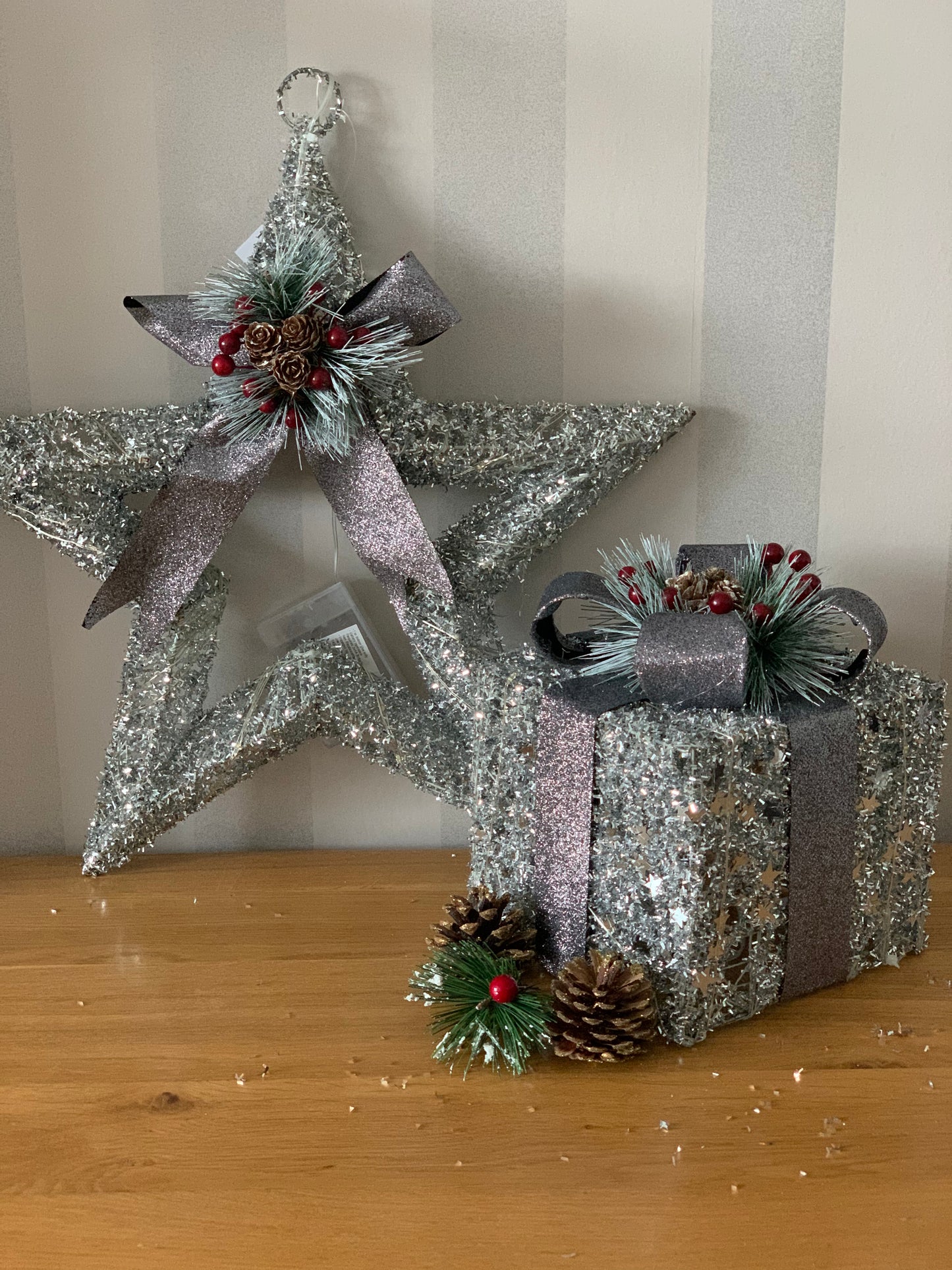Christmas Open Star Silver