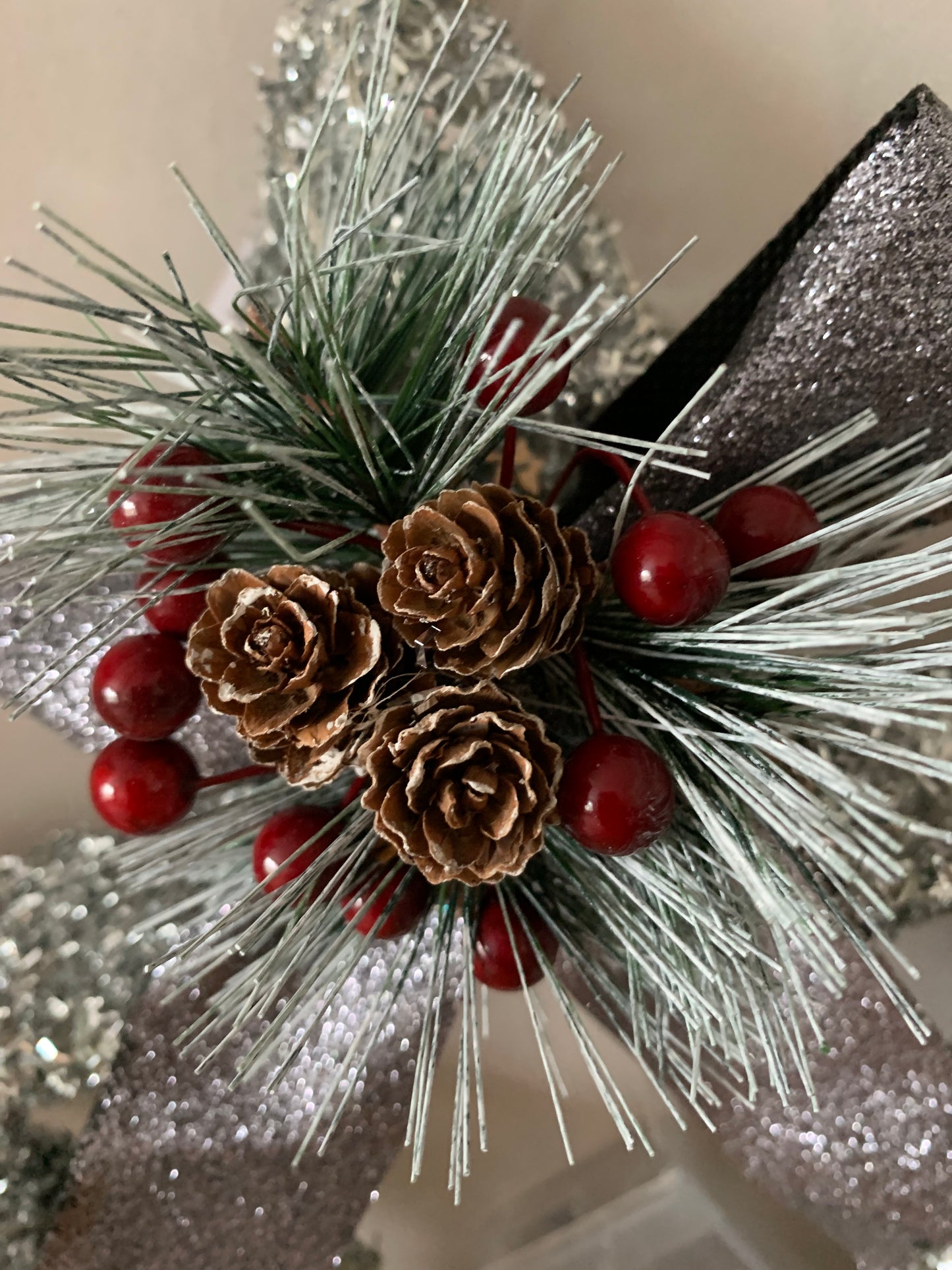 Christmas Open Star Silver