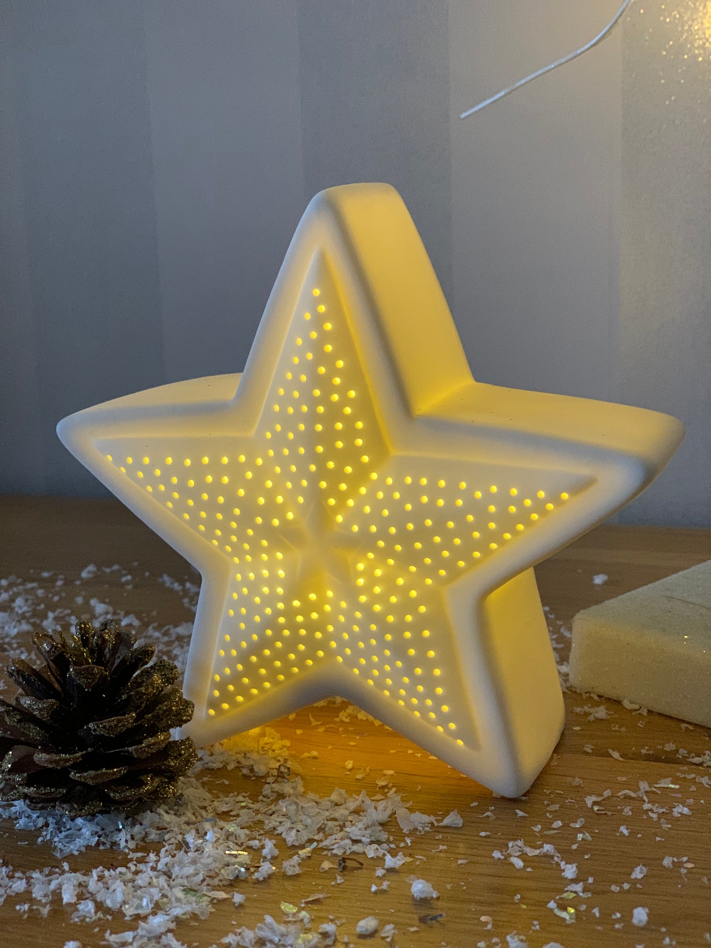 Ceramic LED Cutout Star
