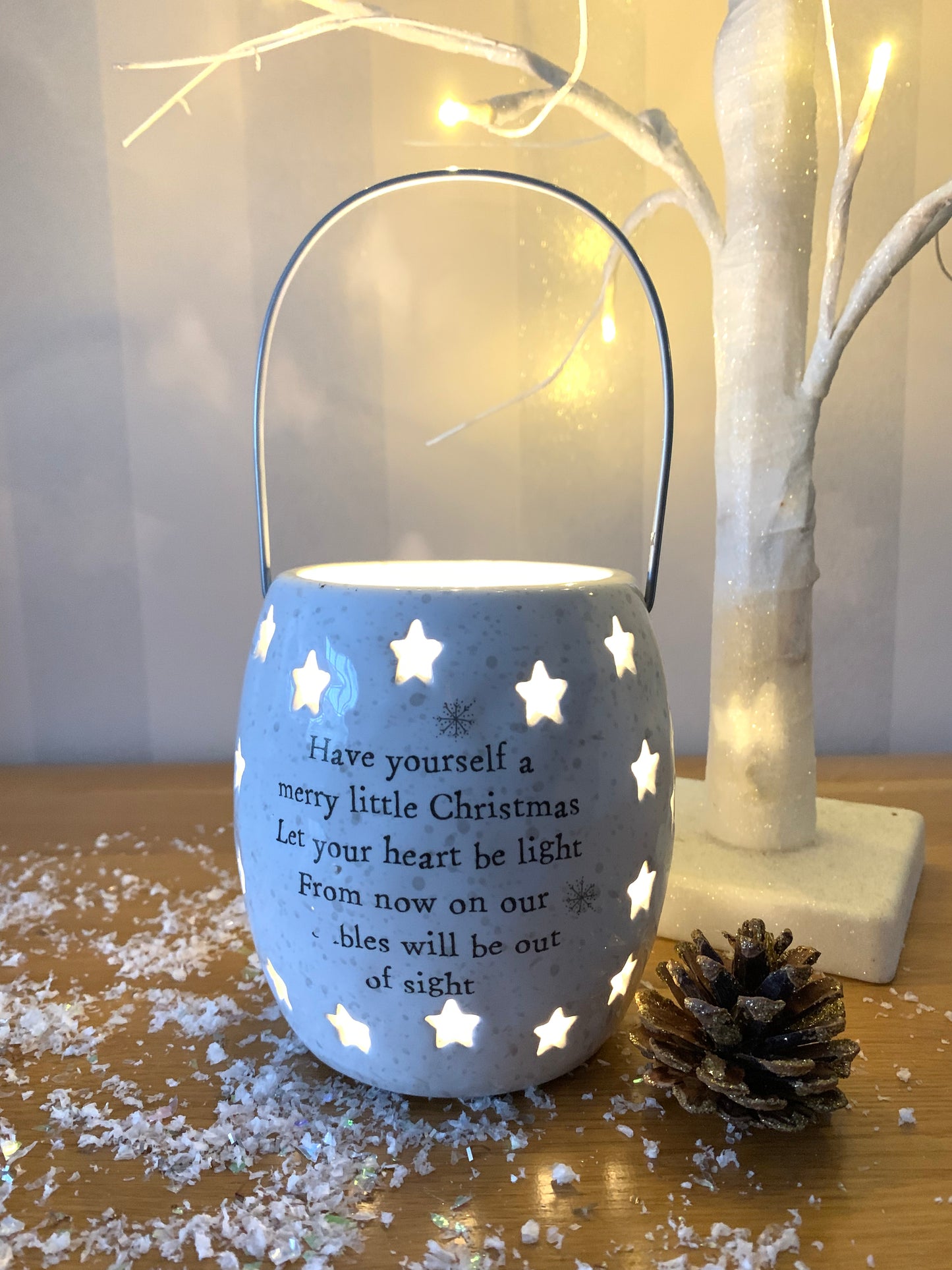Christmas Sentiment Lantern