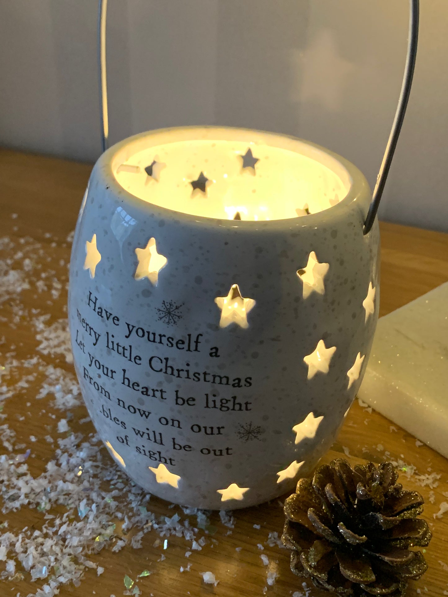 Christmas Sentiment Lantern