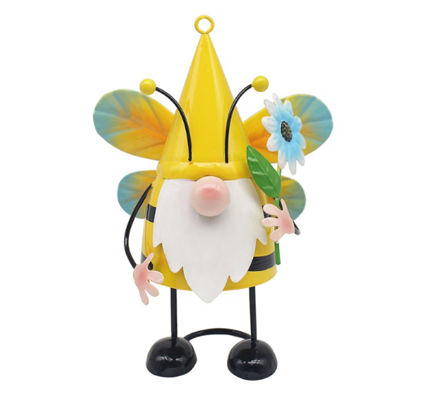 Bright Eyes Metal Medium Bumble Bee Gnome