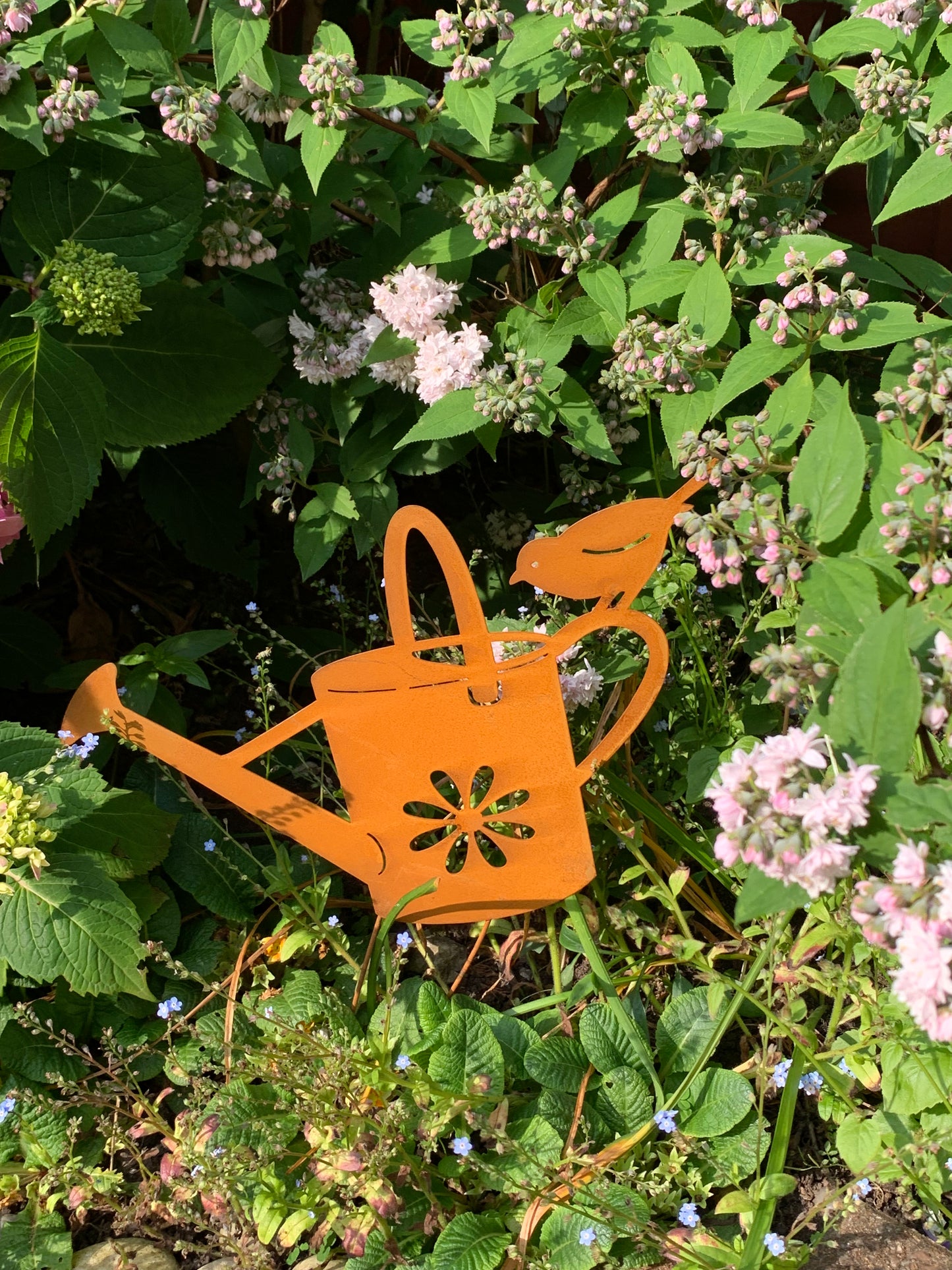 Cast Iron Watering Can Stake