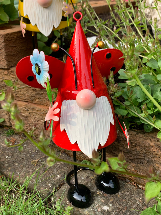 Bright Eyes Metal Medium LadyBird Gnome