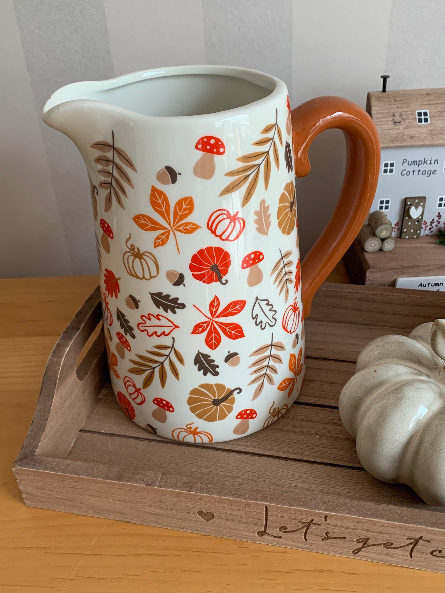 Autumn Leaves Jug