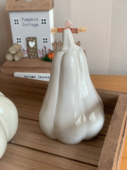 Ceramic Tall Pumpkin
