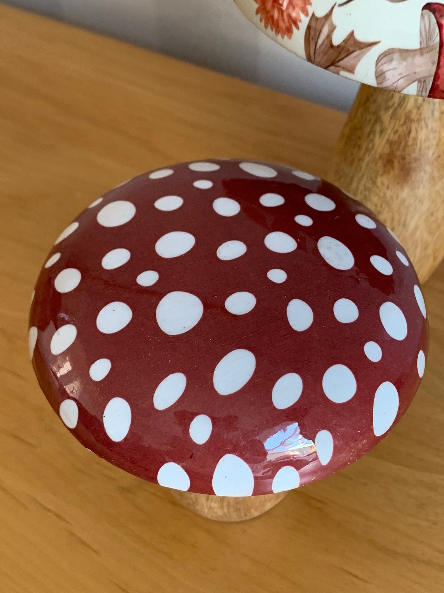 Red Wooden Toadstool (LAST ONE)