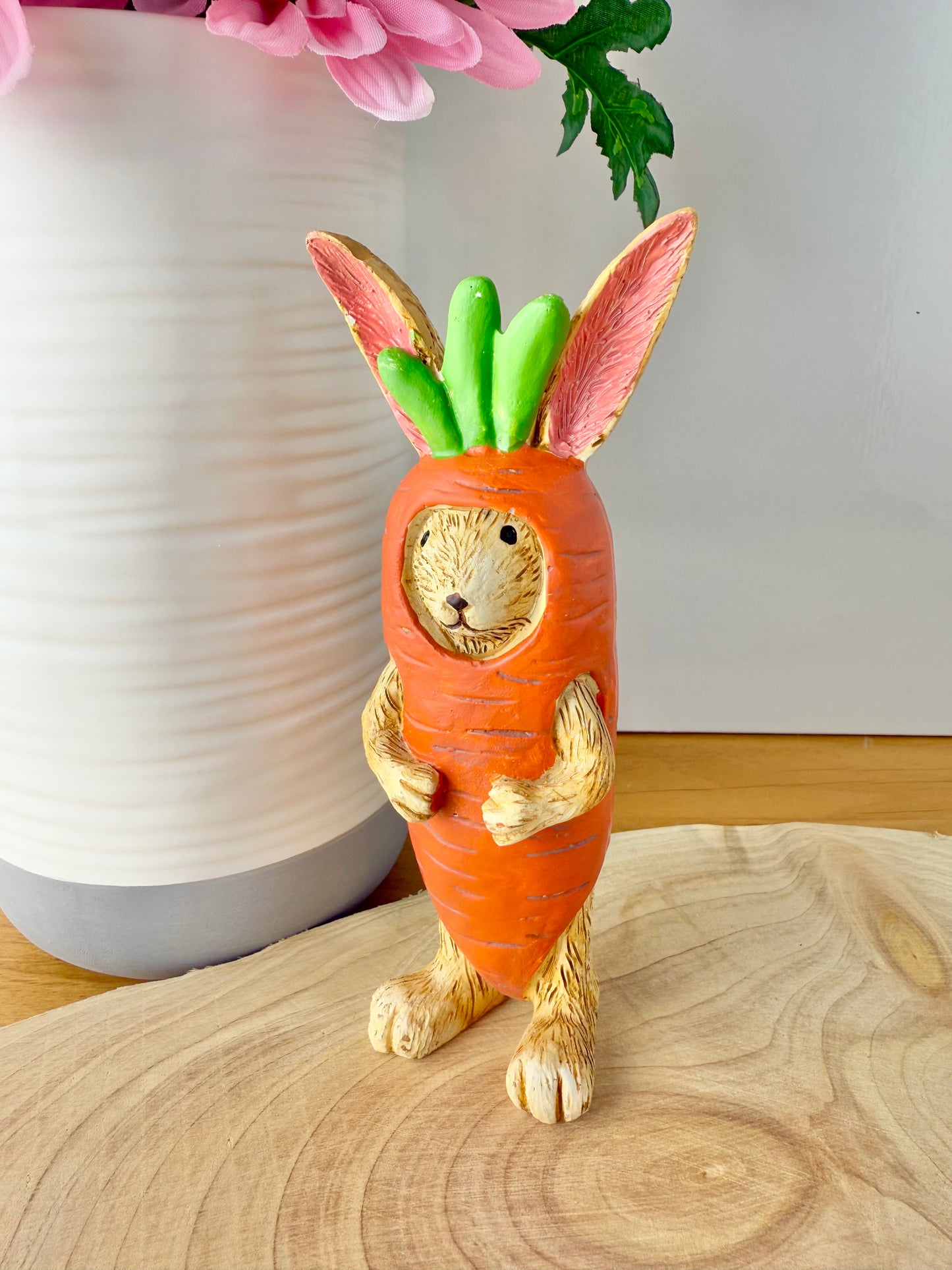 Jasper Rabbit in a carrot costume