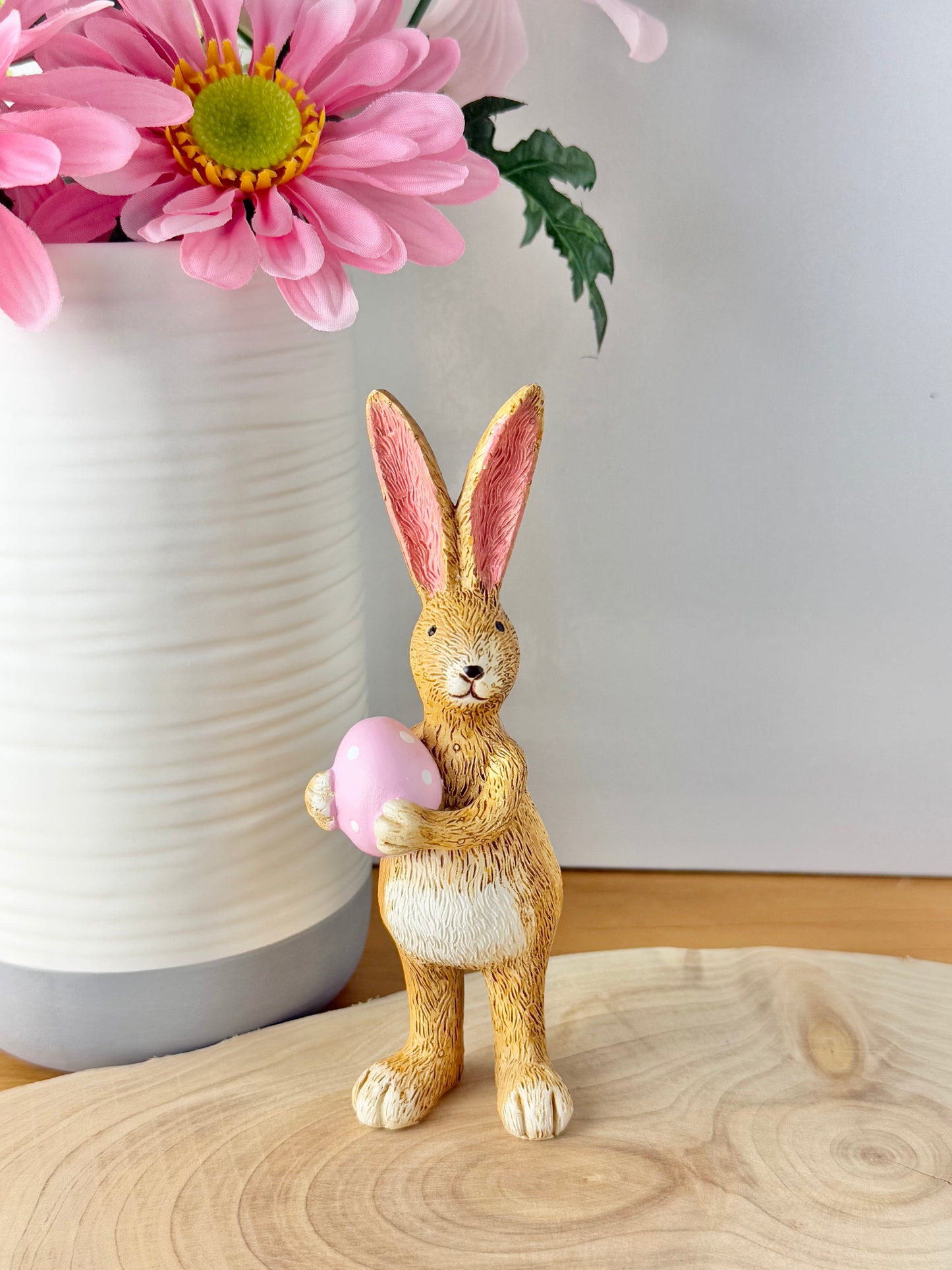 Jasper Rabbit with pink egg