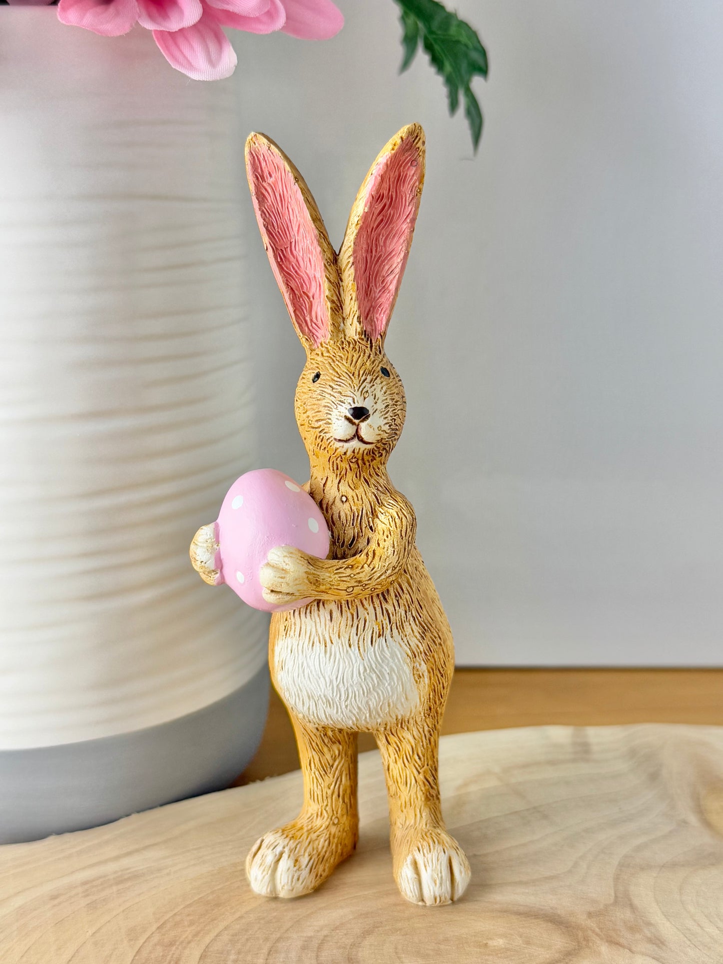 Jasper Rabbit with pink egg