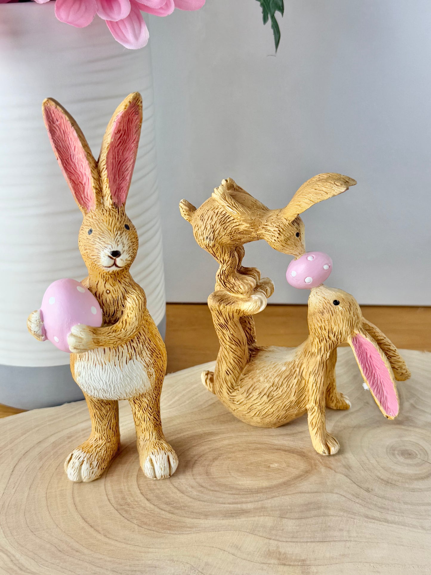 Jasper Rabbit with pink egg