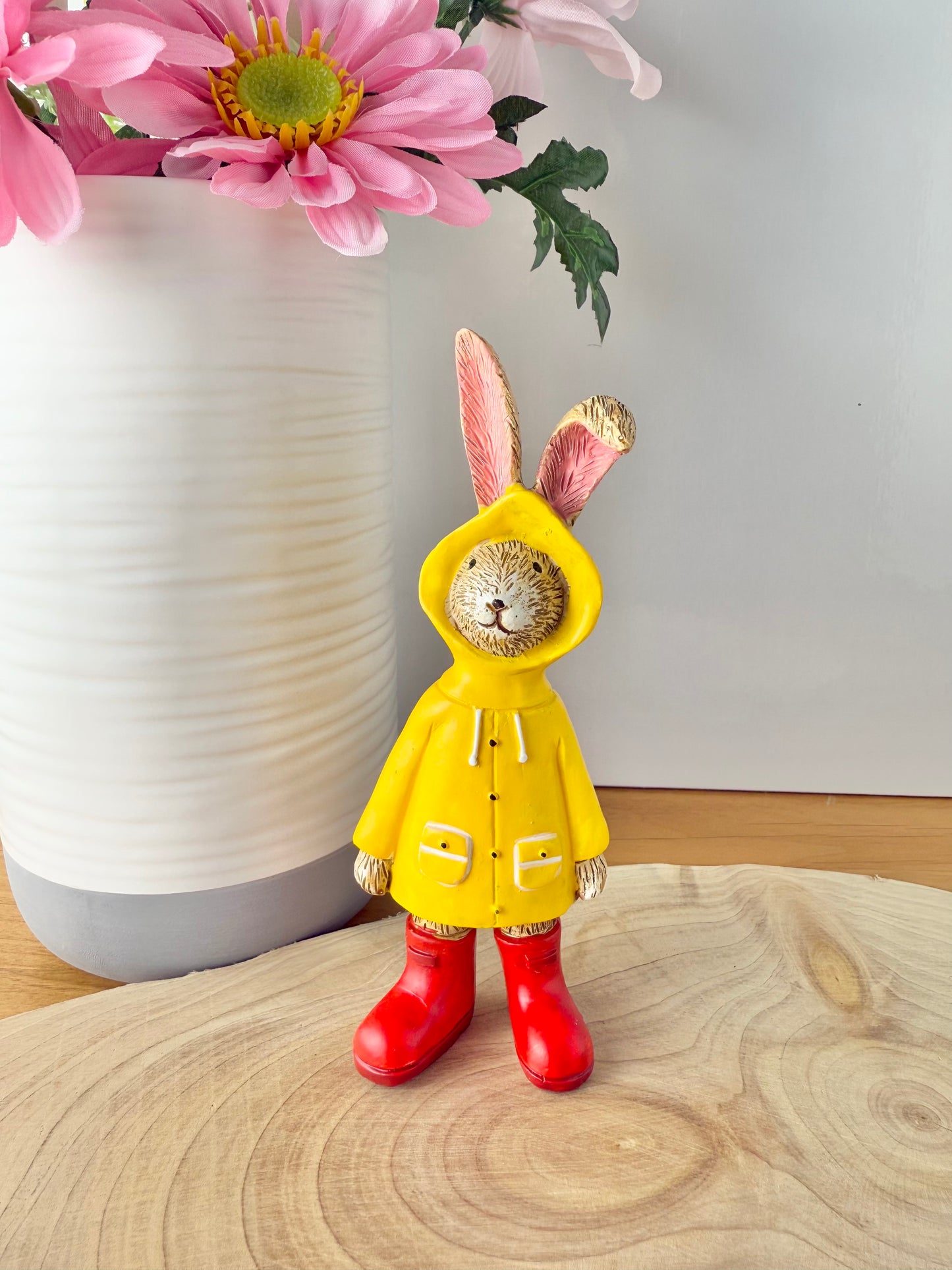 Jasper Rabbit in a raincoat