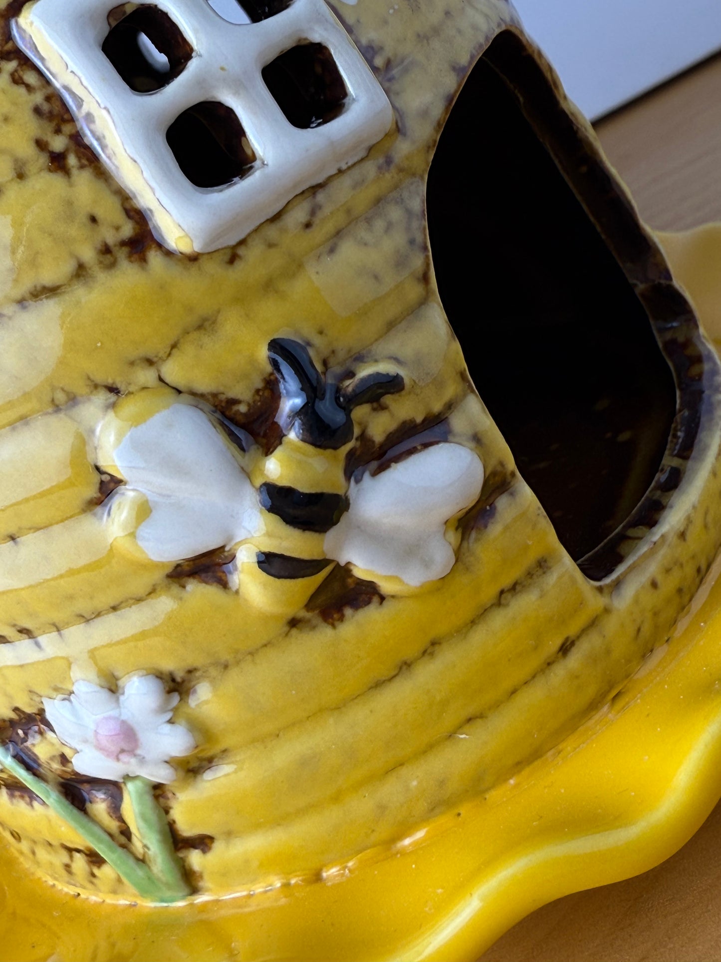 Beehive Yellow Bird Feeder