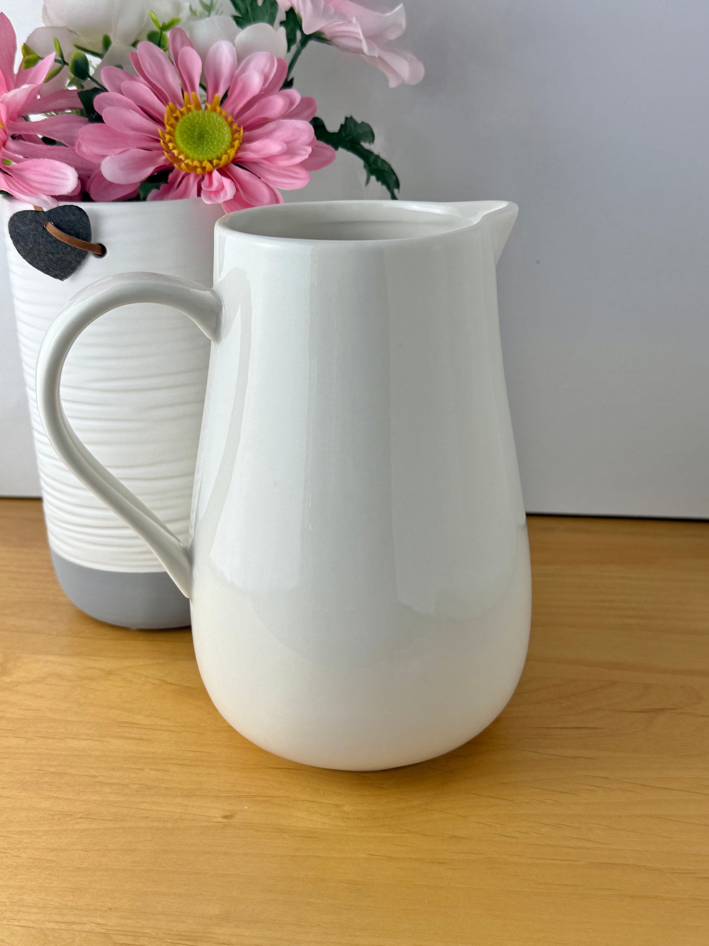 Classic Ceramic Jug with heart design