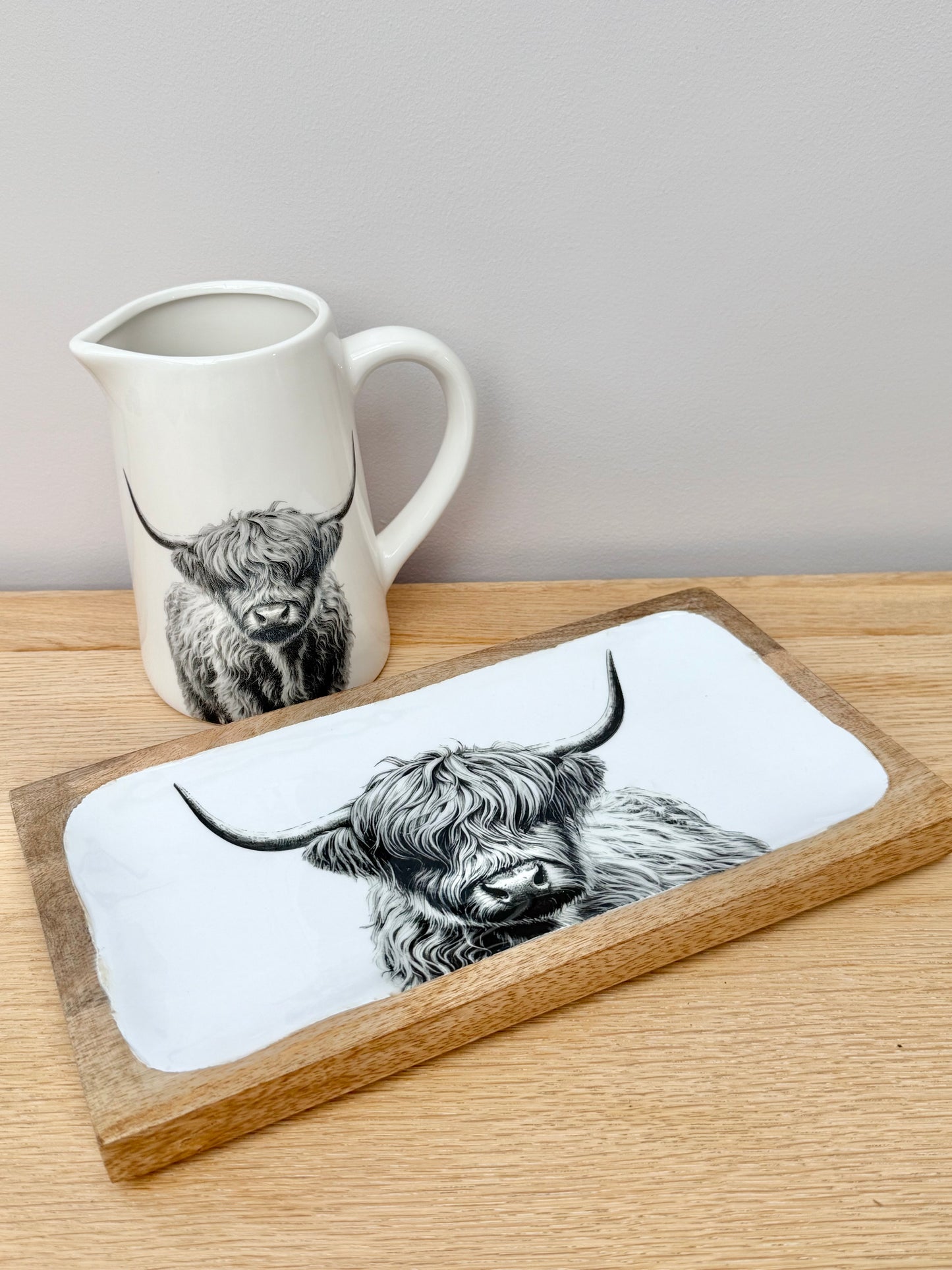 Highland Cow Flower Vase