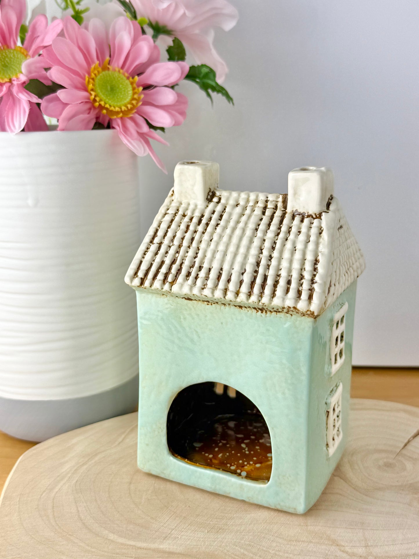 Village Pottery Ice Cream Parlour Tea Light Holder