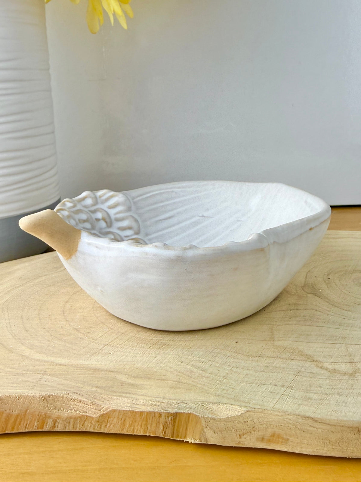 Acorn porcelain decorative tray