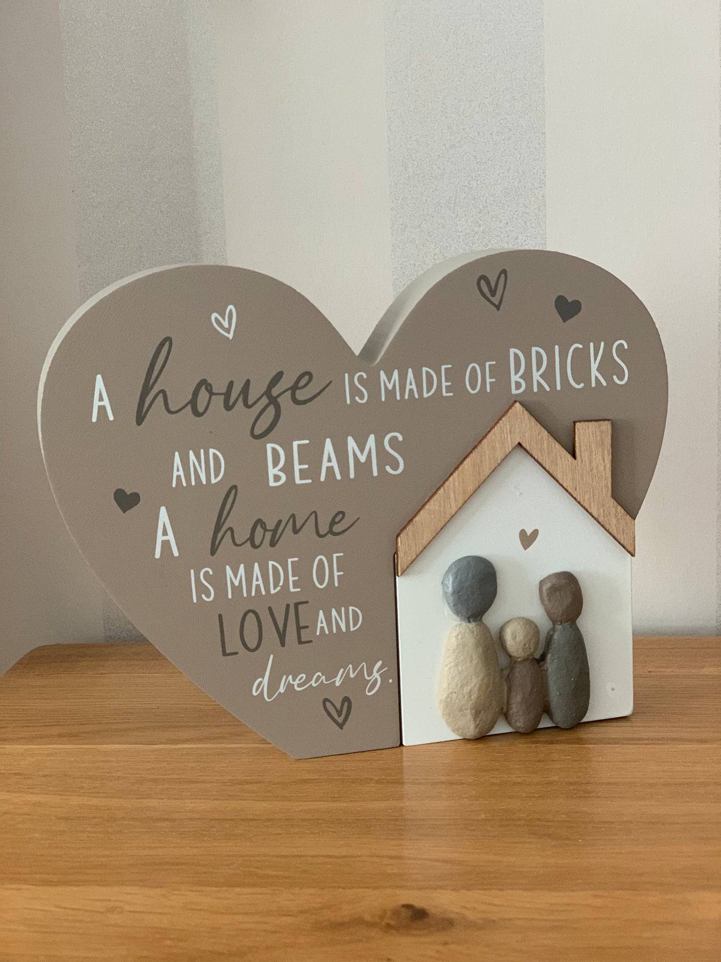 Love & Affection Heart House Plaque