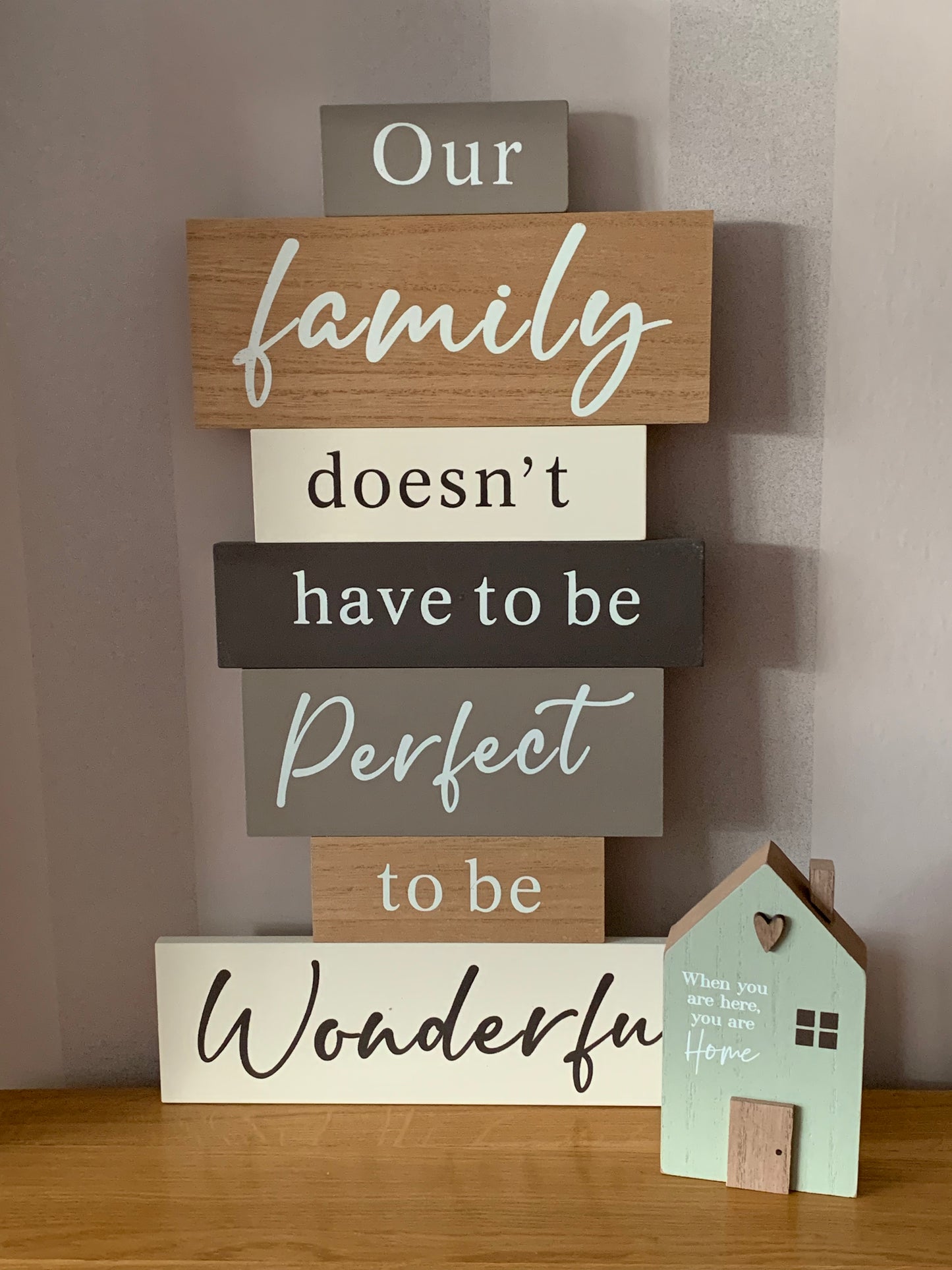 Our Family sign