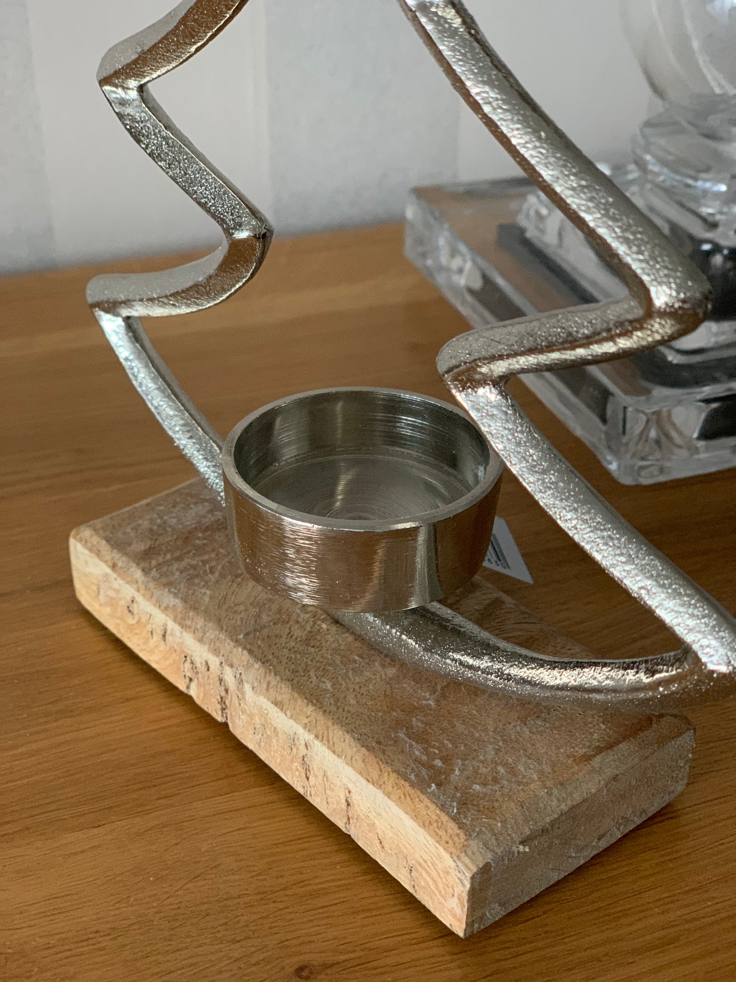 Silver Tree Tealight Holder
