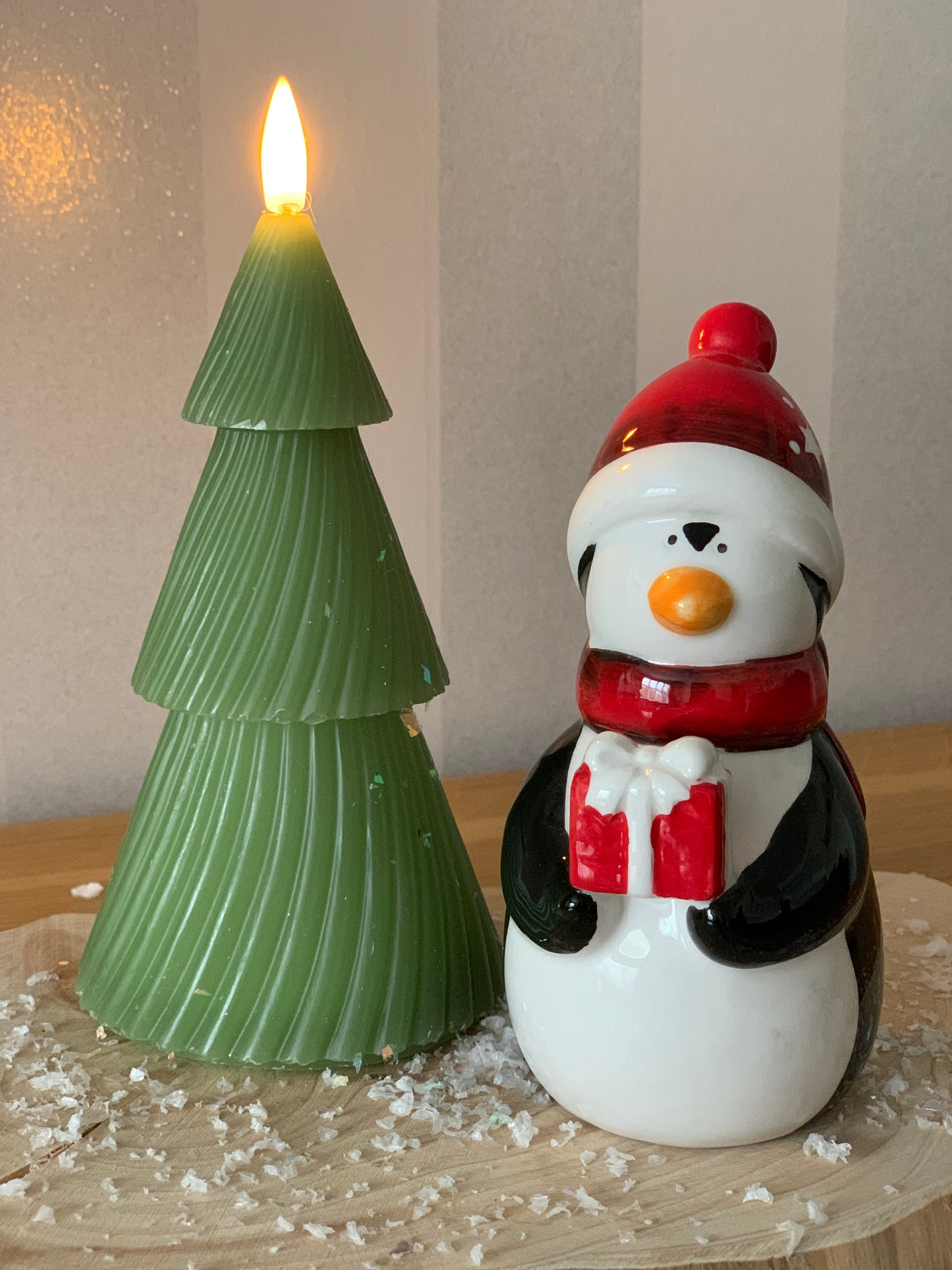 Christmas Penguin with Parcel