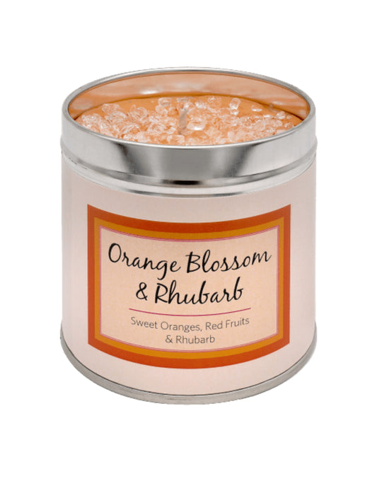 Seriously Scented Candle - Orange Blossom & Rhubarb