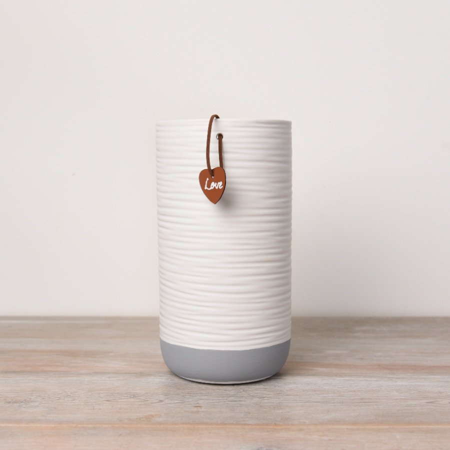 White & Grey Vase