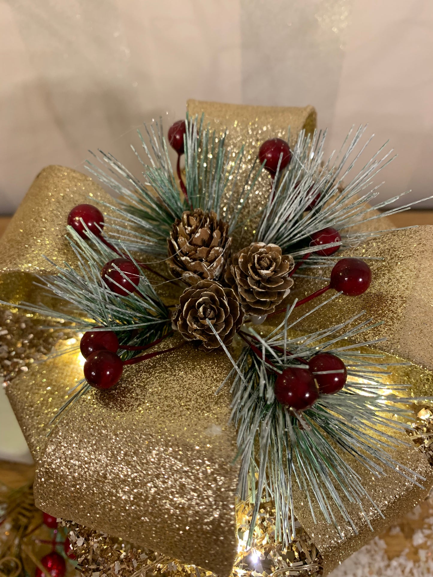 Christmas Parcel Gold
