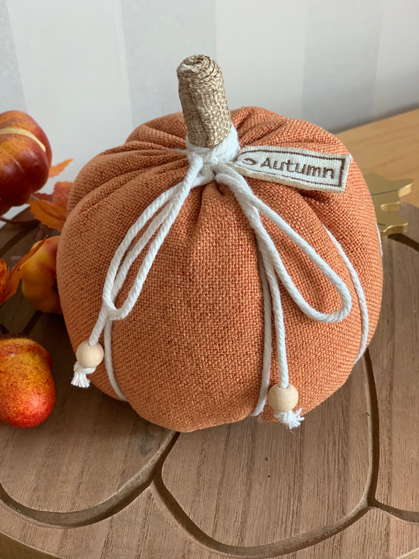 Autumn Fabric Pumpkins