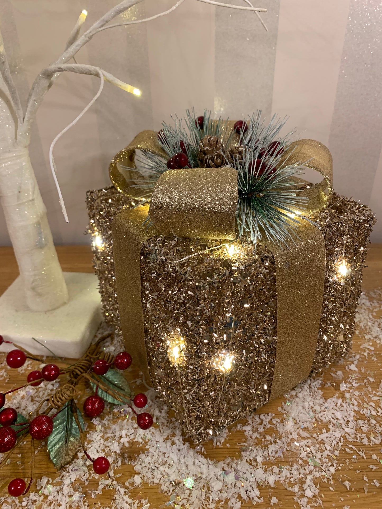 Christmas Parcel Gold