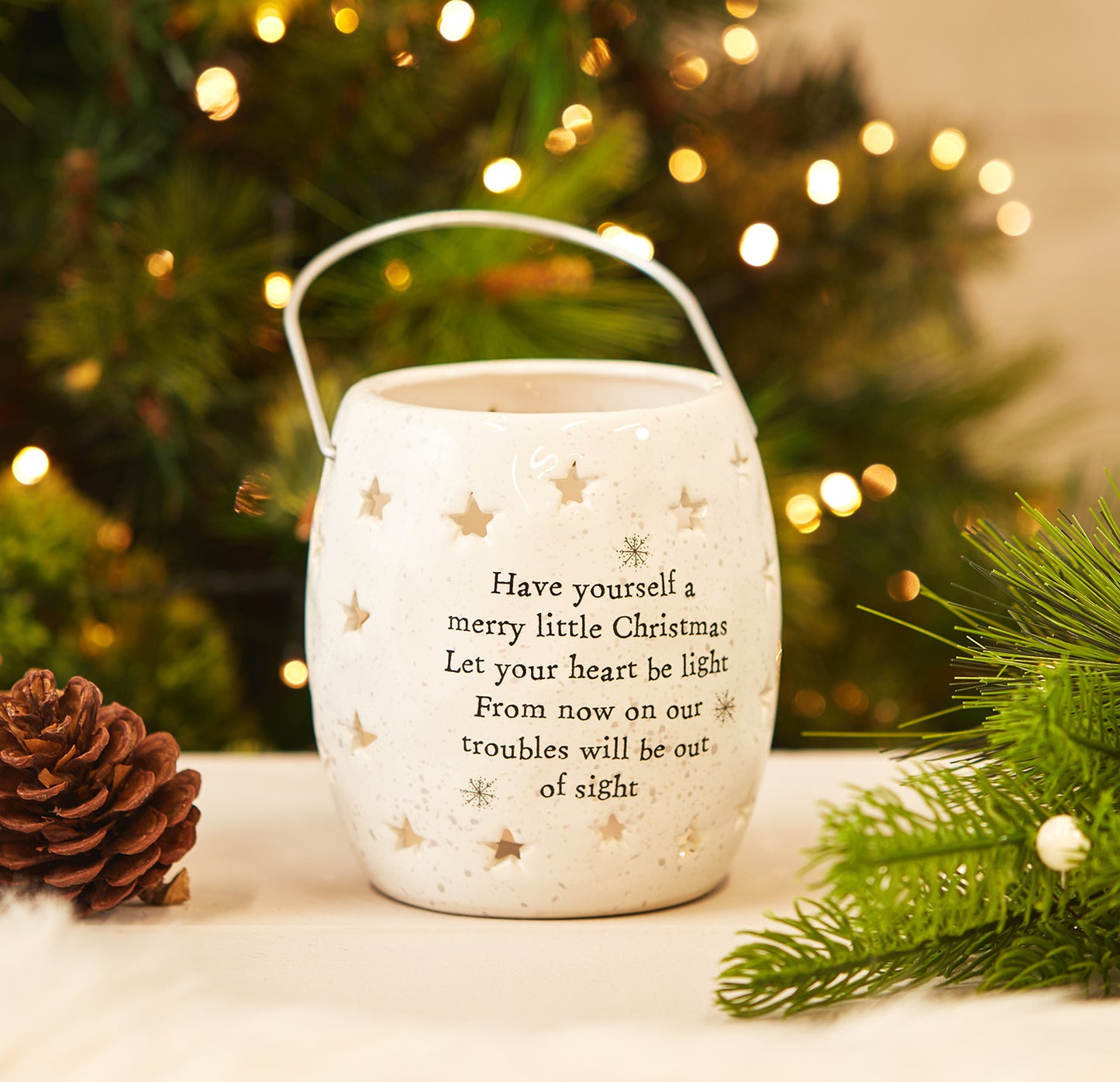 Christmas Sentiment Lantern