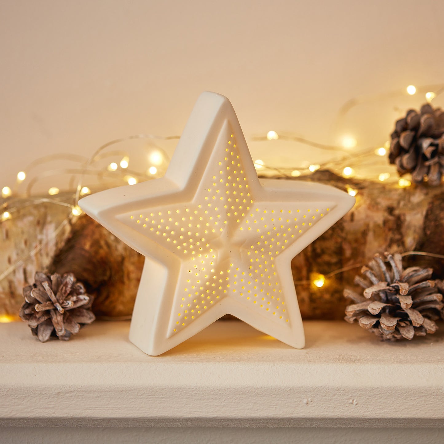 Ceramic LED Cutout Star