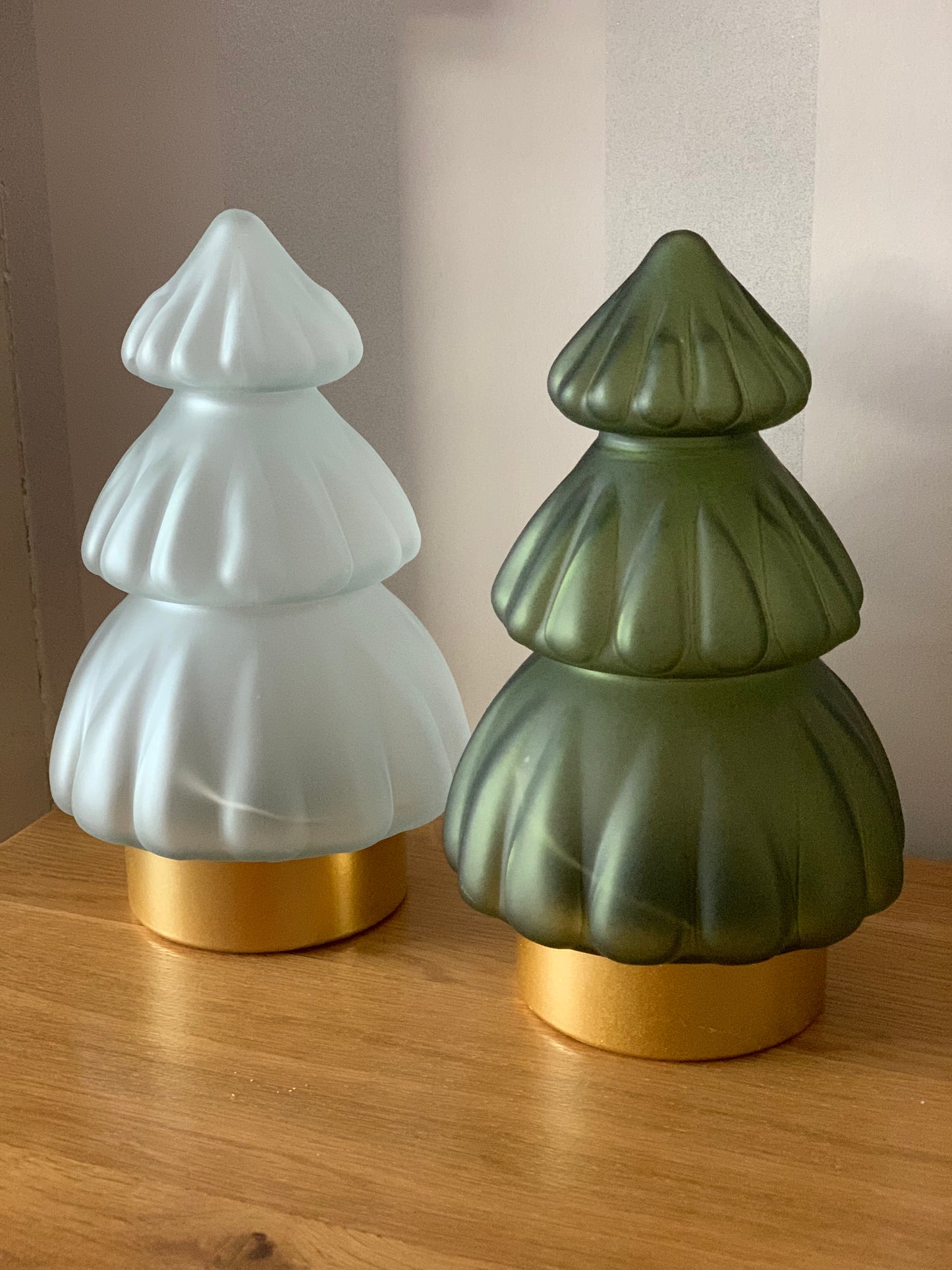 Glass LED Green Tree