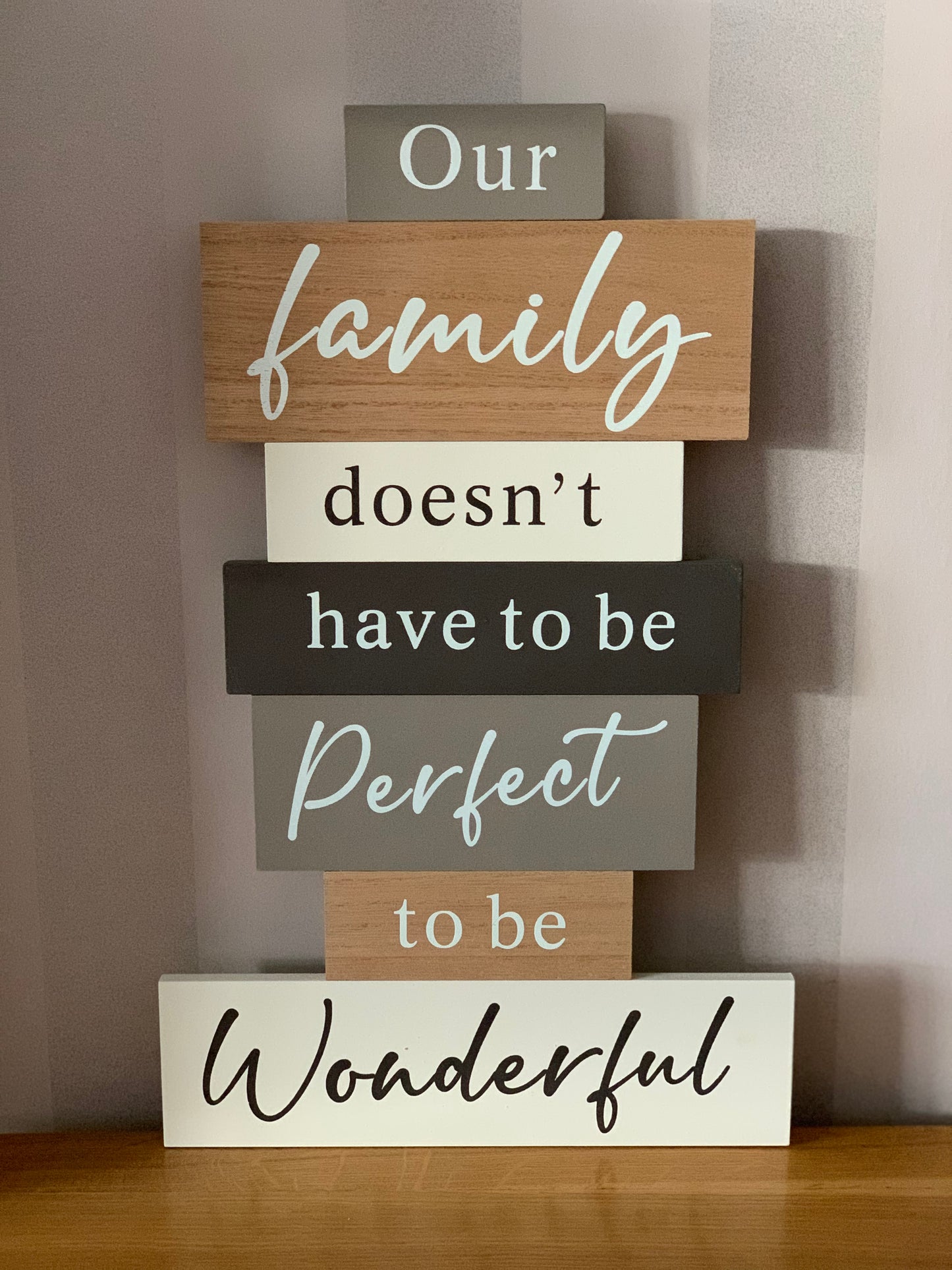 Our Family sign
