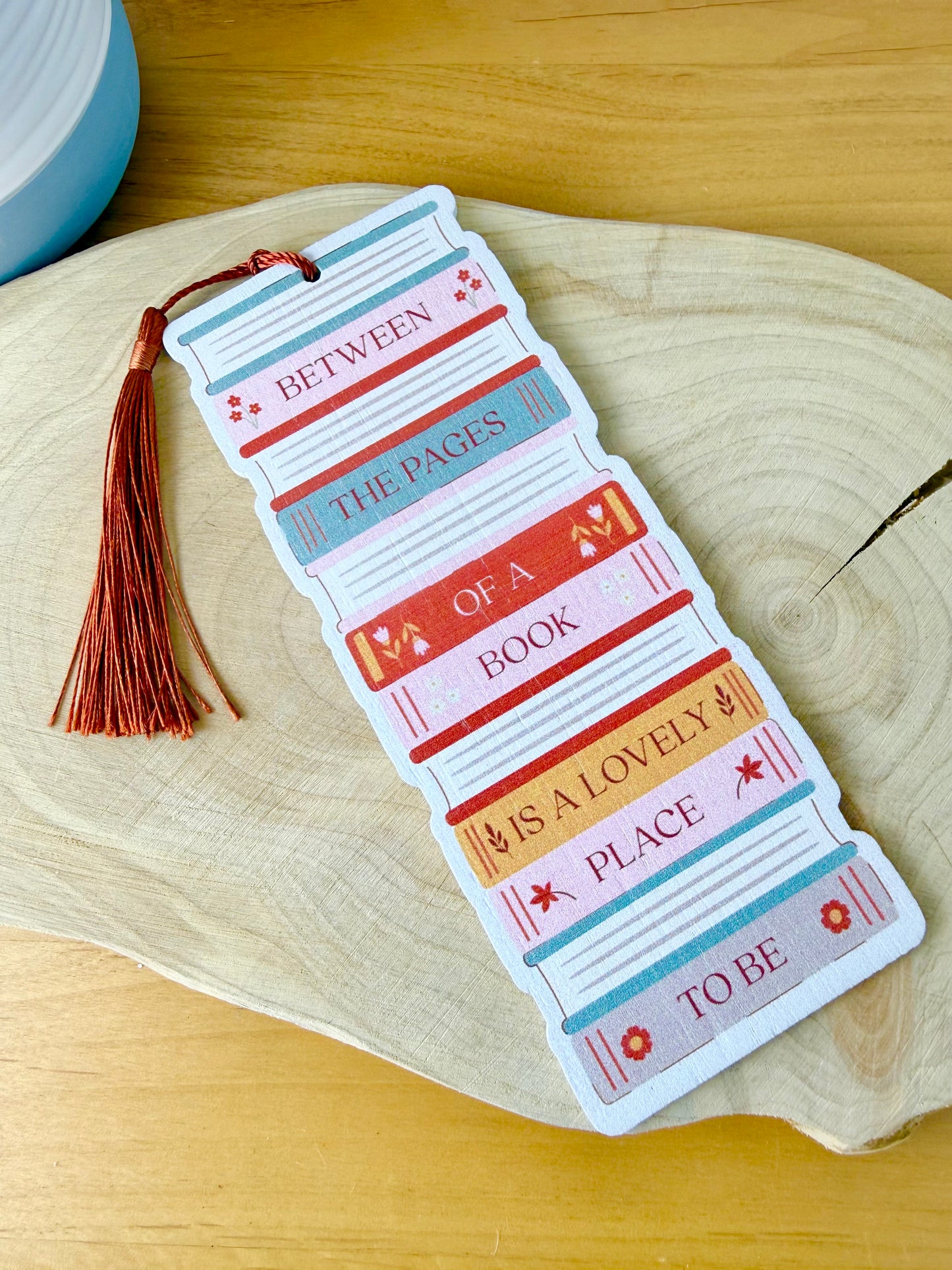 Cosy Chapter Wooden Bookmarks