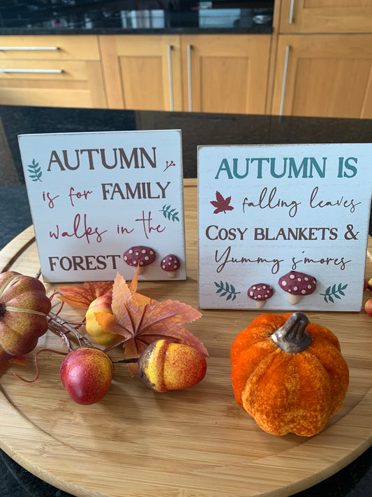 Autumn Easel Signs (LAST ONE)