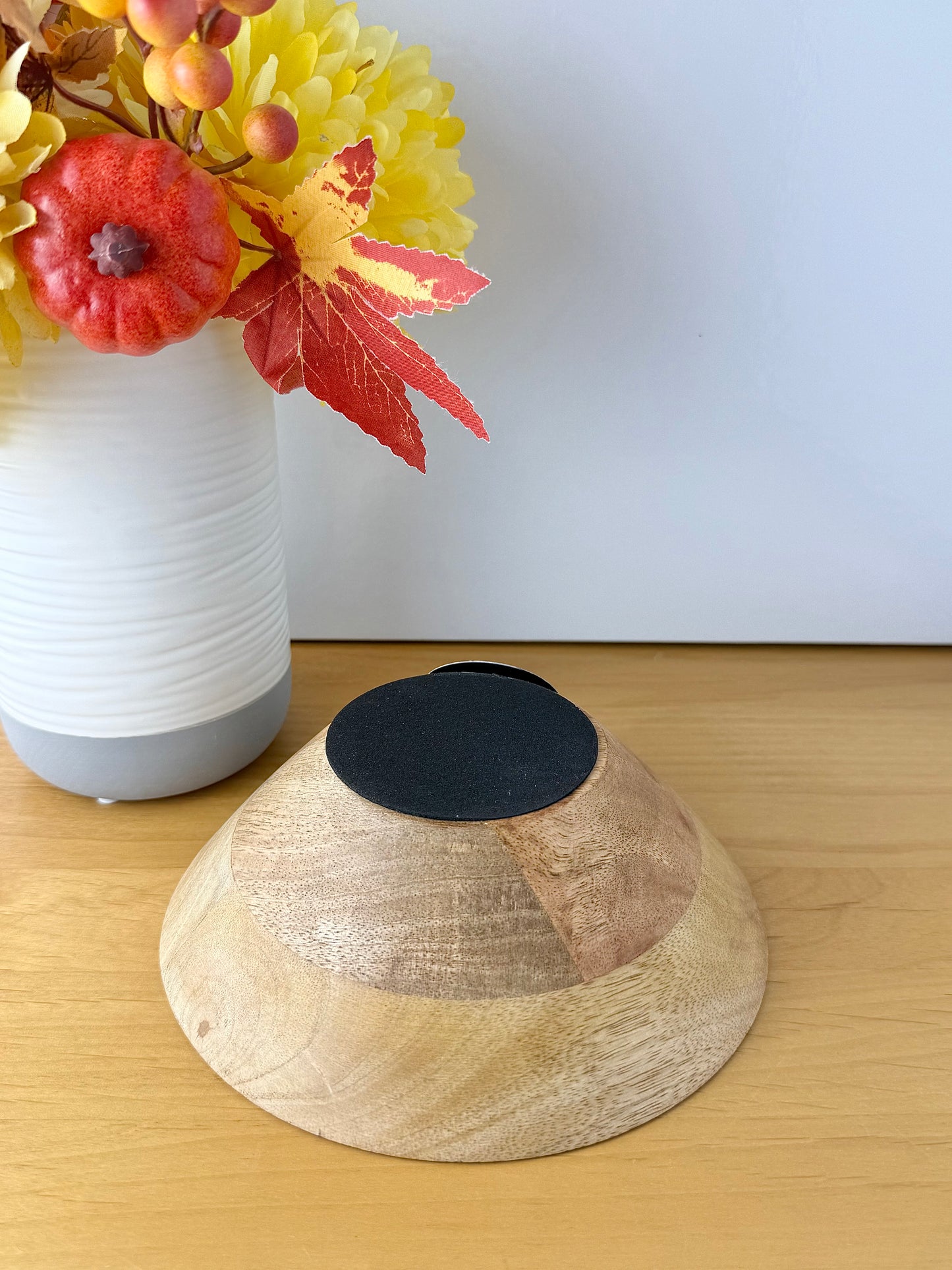 Wooden Autumnal Serving Bowls