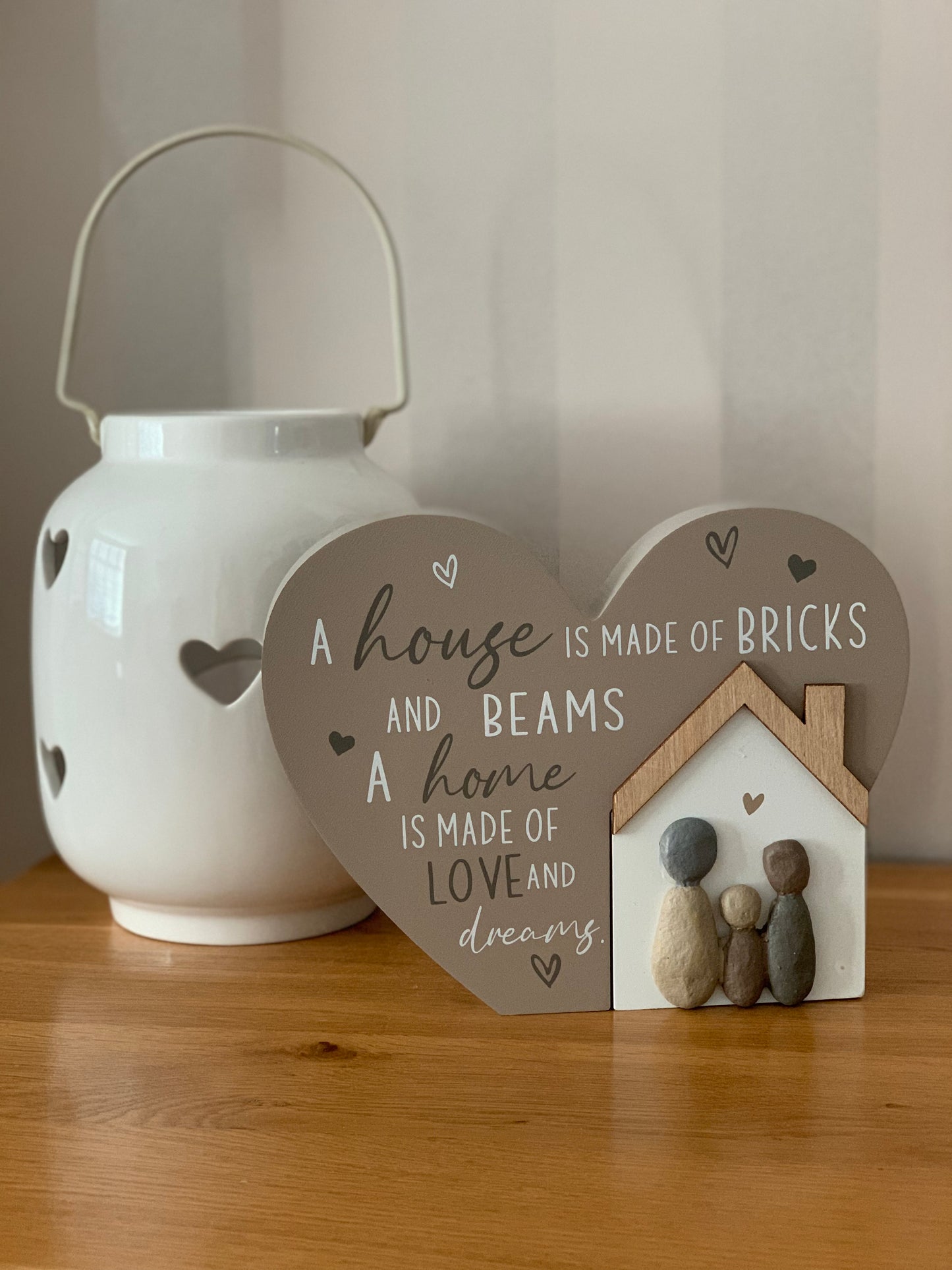 Love & Affection Heart House Plaque
