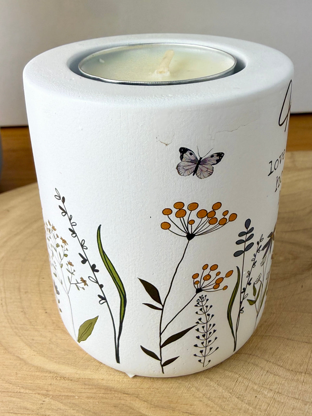 Flower Meadow Tealight Holder - Family or Home