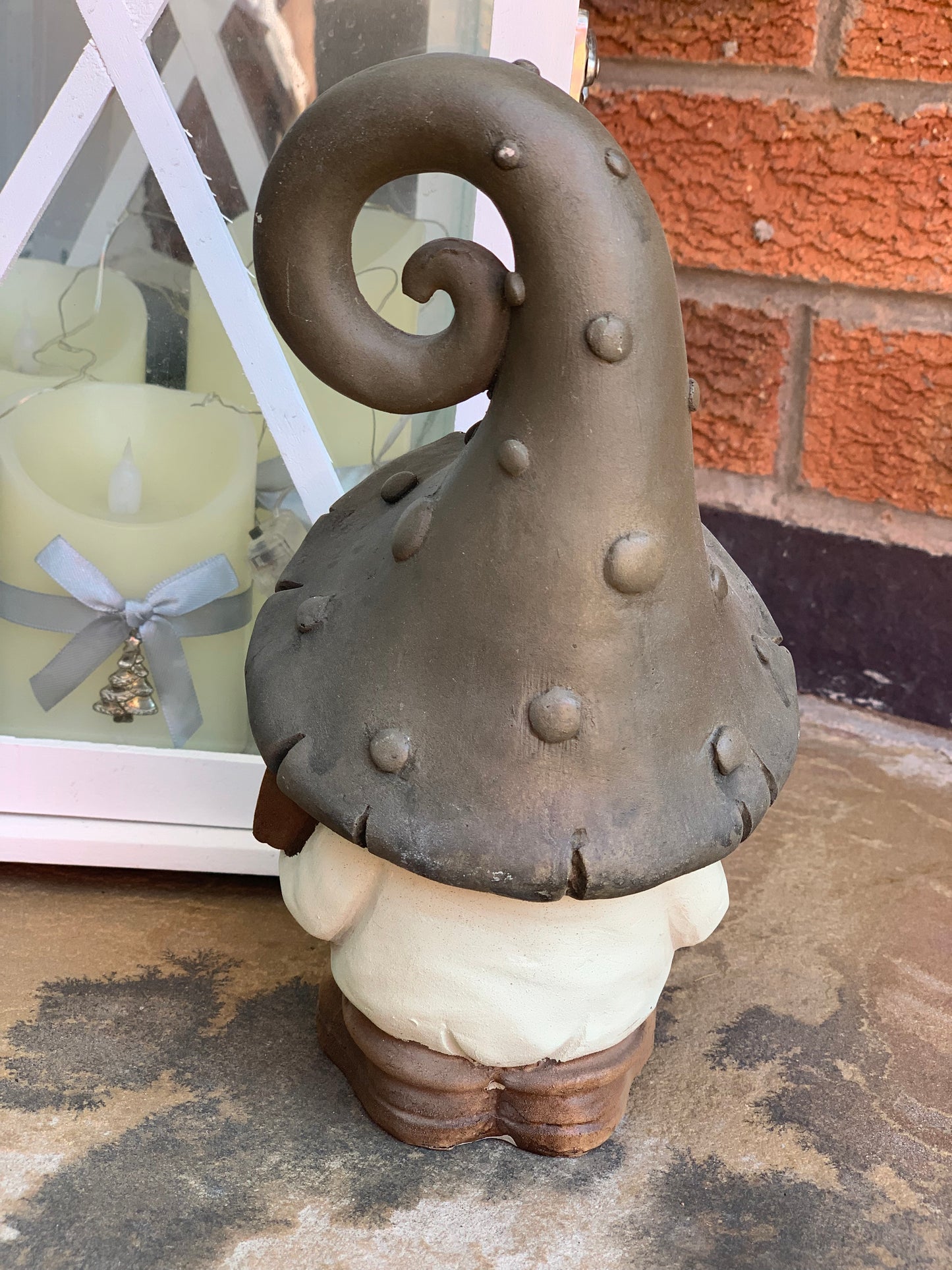 Magic Mushroom Gonk with trowel - Medium
