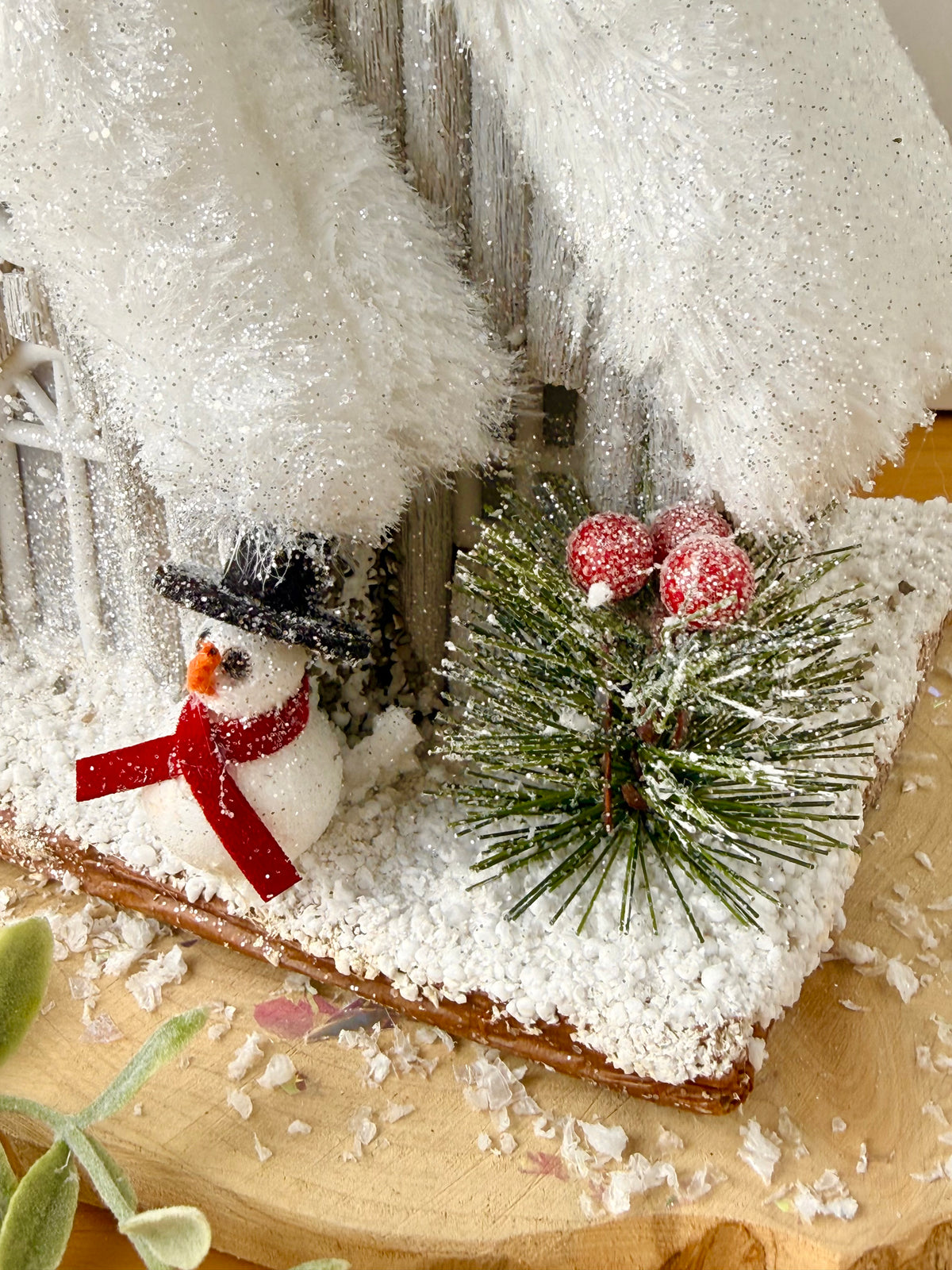 Alpine Light Up Large Log Cabin