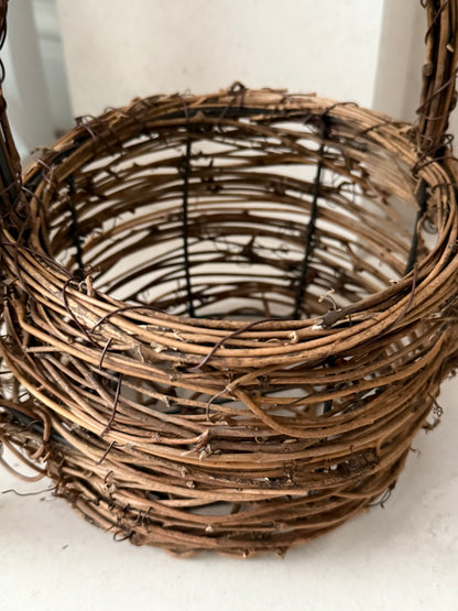 Rattan Bunny Basket