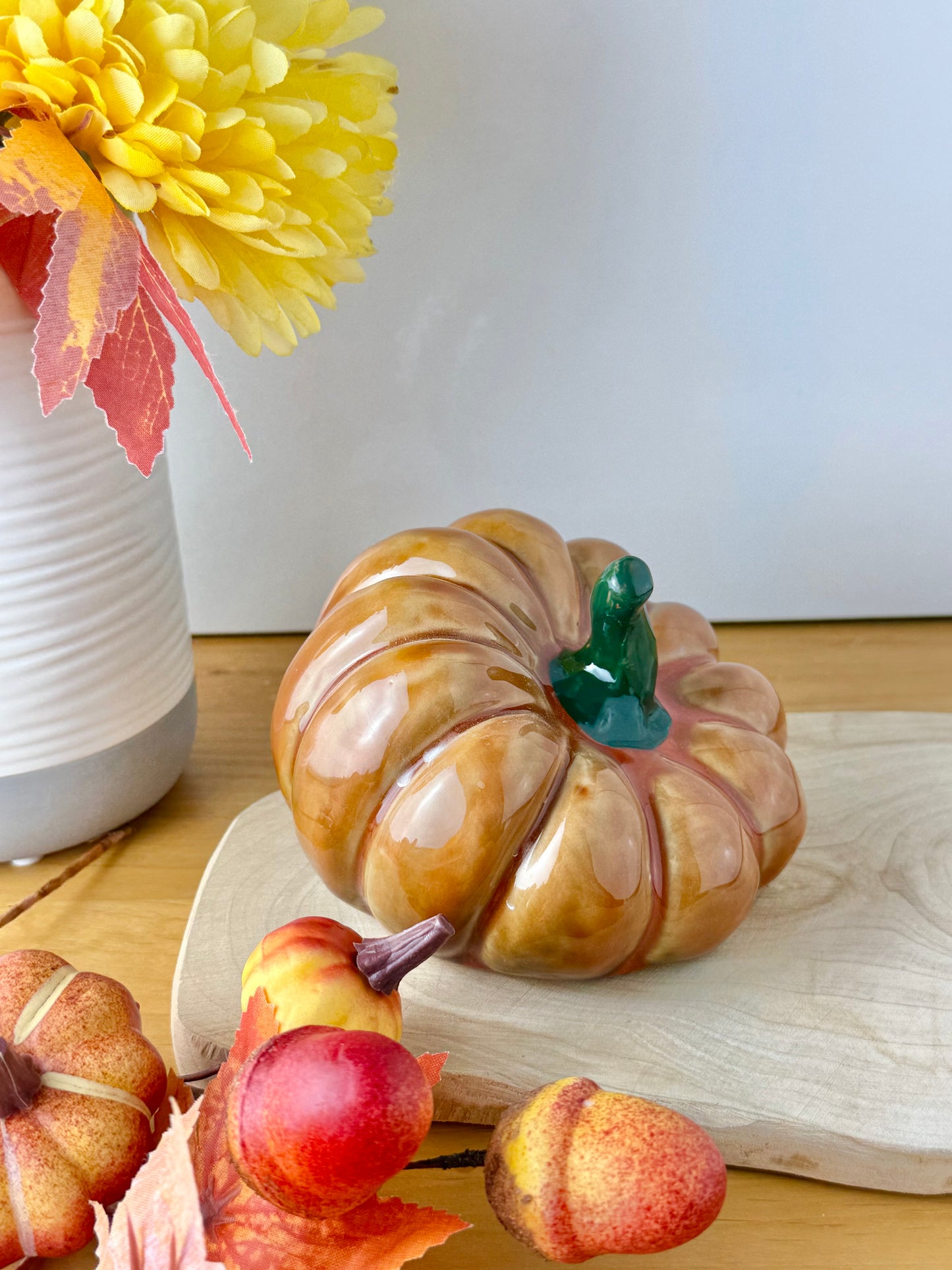 Orange slanted Pumpkins - 2 sizes