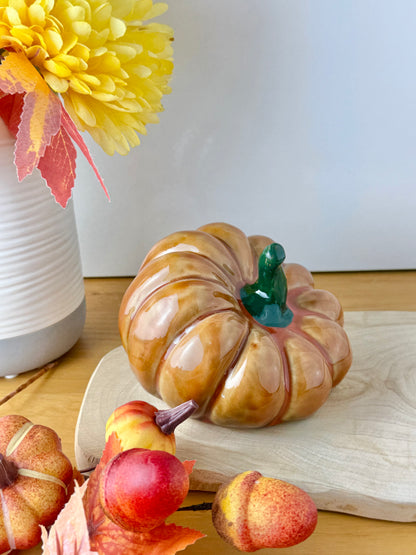 Orange slanted Pumpkins - 2 sizes