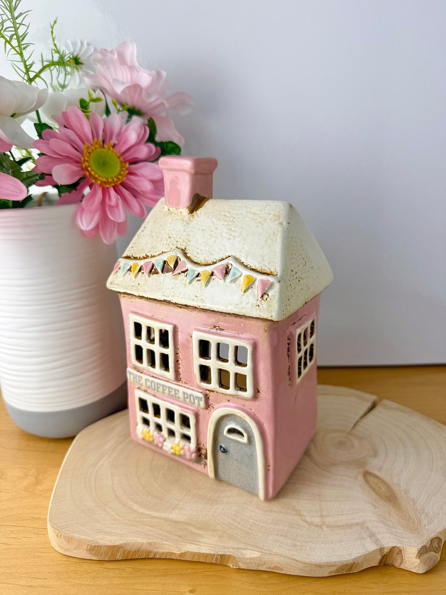 Village Pottery The Coffee Pot Tea Light Holder