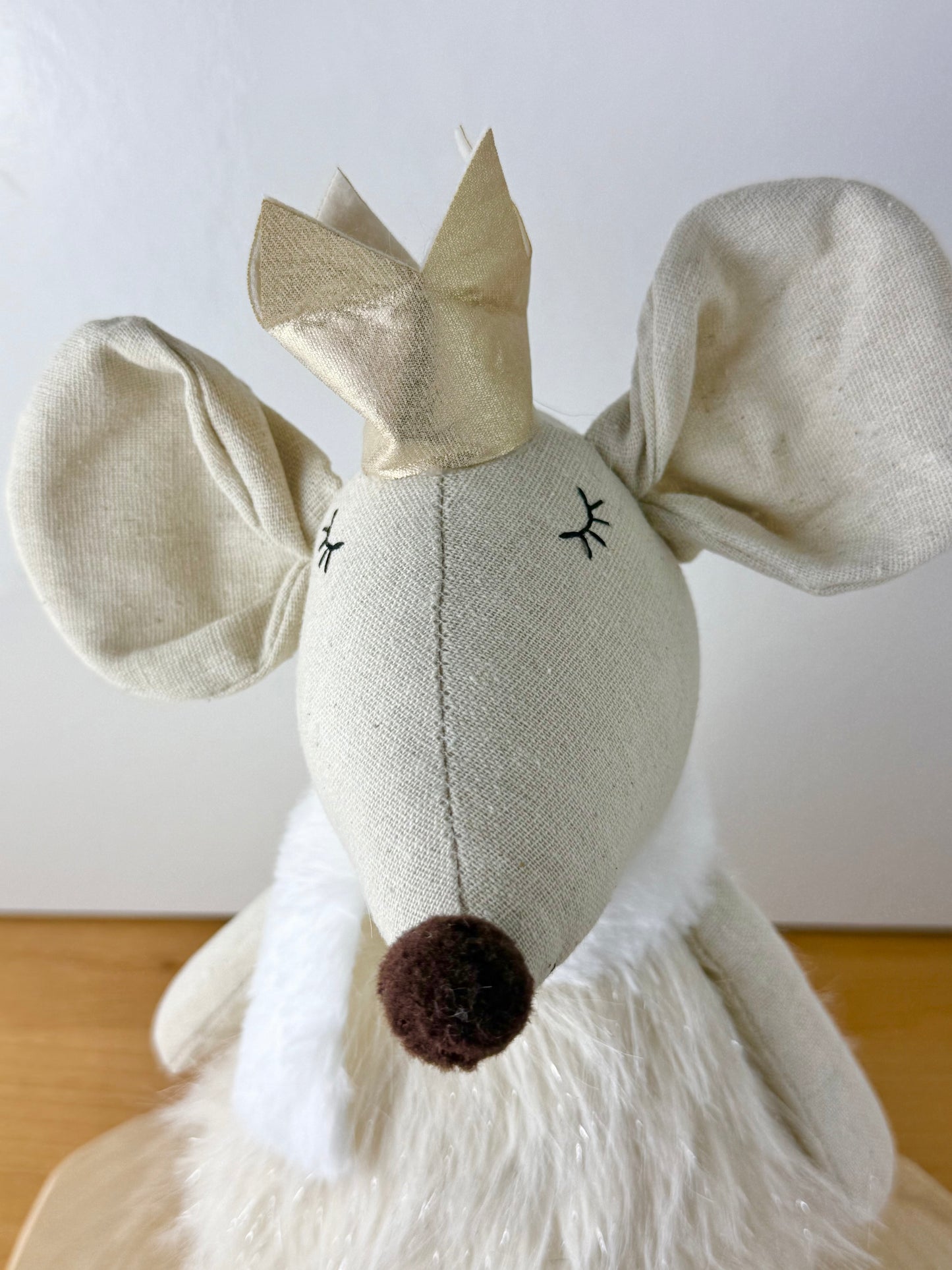 Sparkly Christmas Mouse Figure/Door Stop